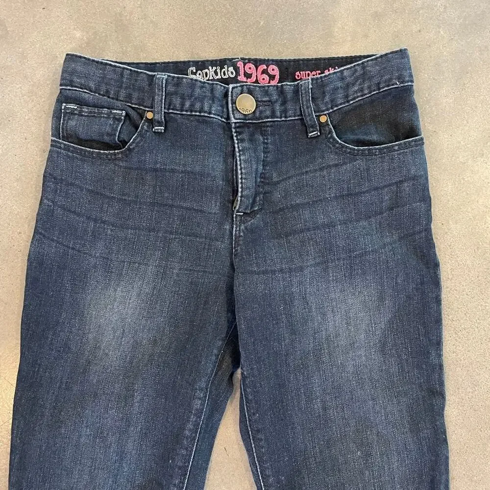 Gap kids super skinny denim jeans girls size 12 pants